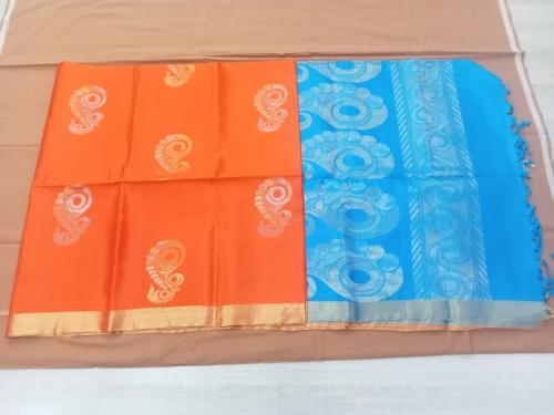 SOFT SILK SAREE WITH BLOUSE